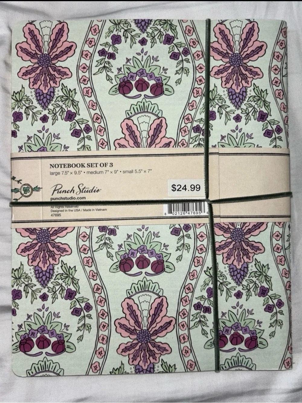 Barnes & Noble Paisley Notebook Set of 3